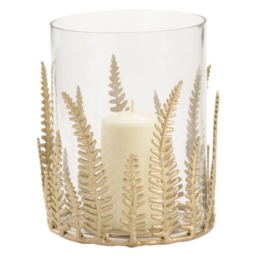 Fern Aluminum Hurricane, Gold/Clear
