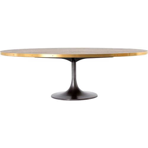 Maddie Oval Tulip Dining Table~P111117791