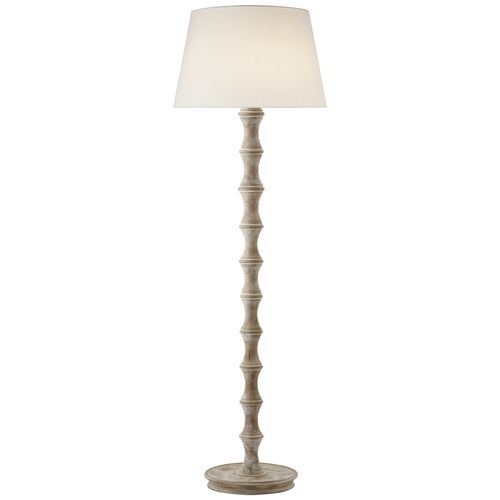 Bamboo Floor Lamp, Belgian White~P77250369
