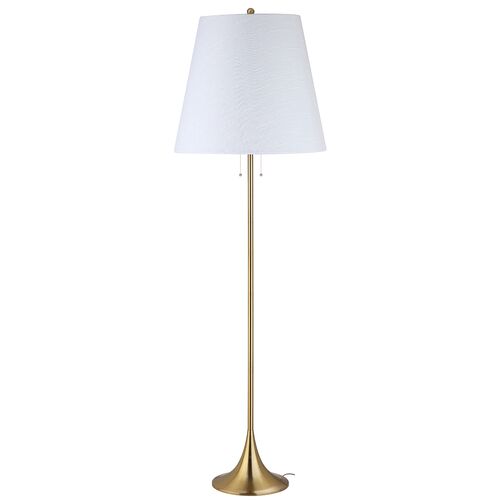 Eledrin Brass Floor Lamp, Gold Eledrin Brass Floor Lamp, Gold