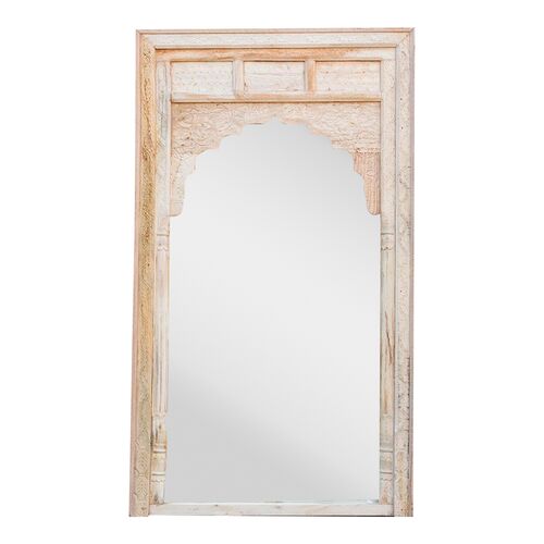 Boho Chic Tall Carved Floor Mirror~P77663626