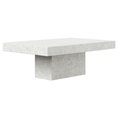 Elwood Indoor/Outdoor Rectangular Concrete Coffee Table