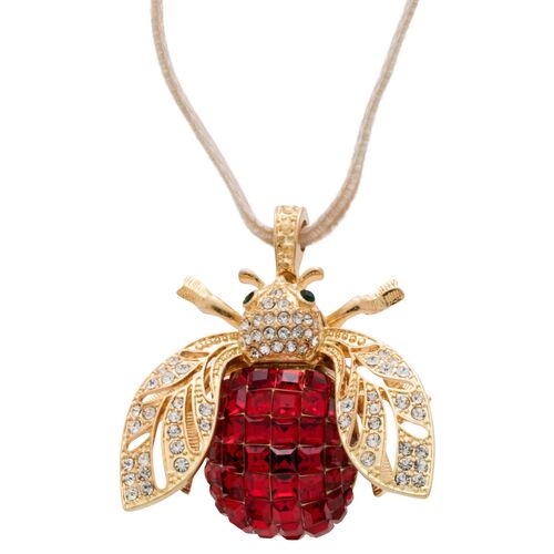 Sparkle Bee Ornament, Ruby~P77504309