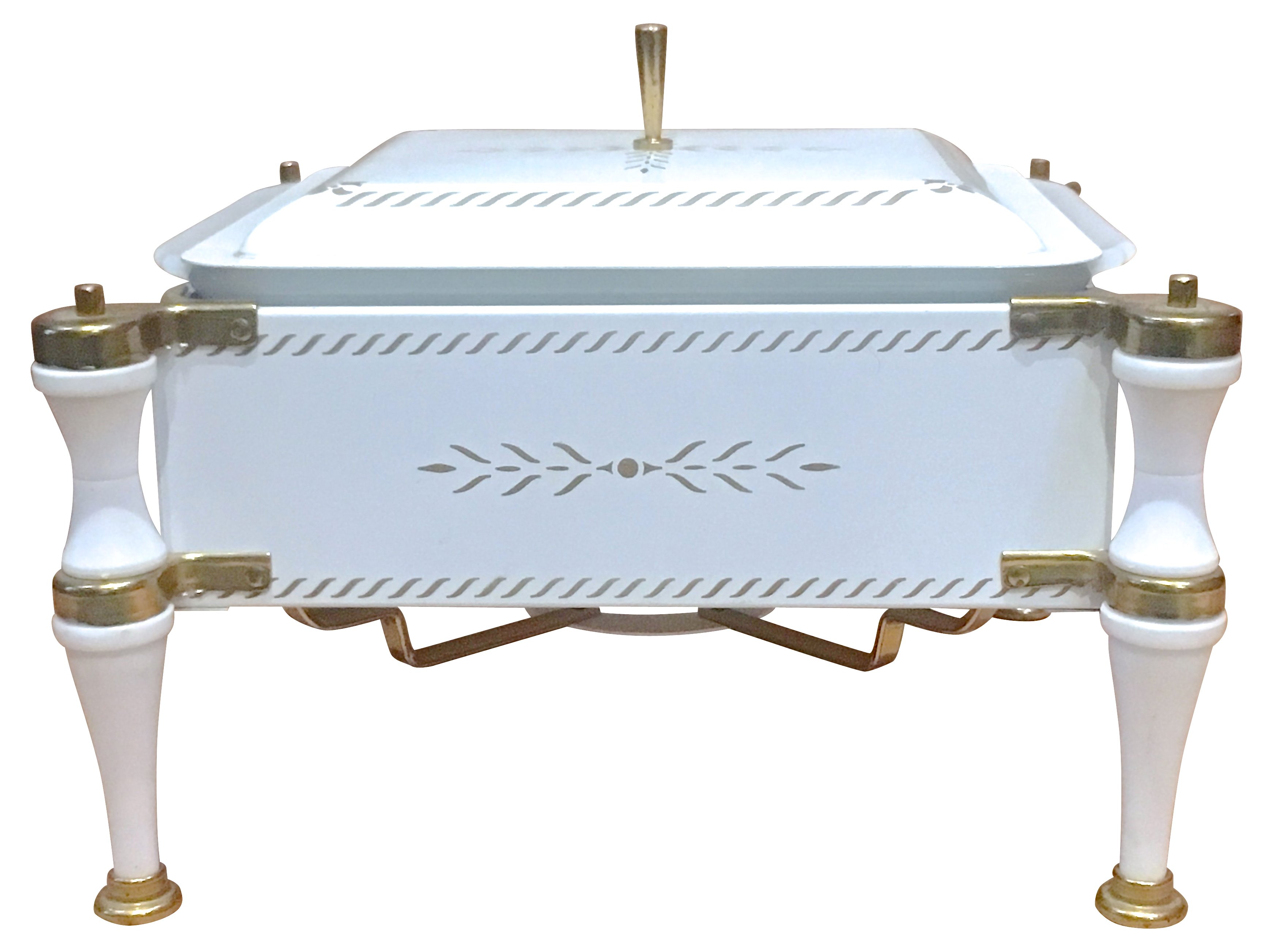3Pc Hollywood Regency-Style Chafing Dish~P77537774