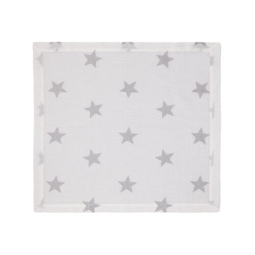 S/4 Starry Night Napkins, Silver S/4 Starry Night Napkins, Silver