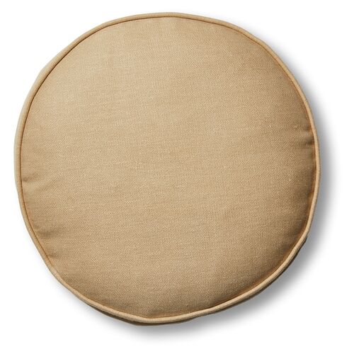 Claire 16x16 Disc Pillow, Hemp Linen Claire 16x16 Disc Pillow, Hemp Linen~P77483512