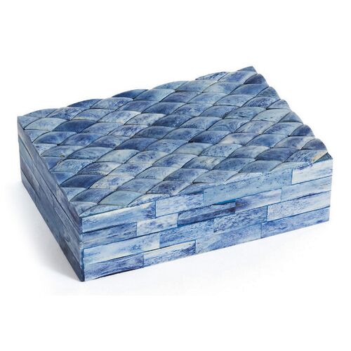 7" Montell Decorative Box, Sea Blue~P77433515