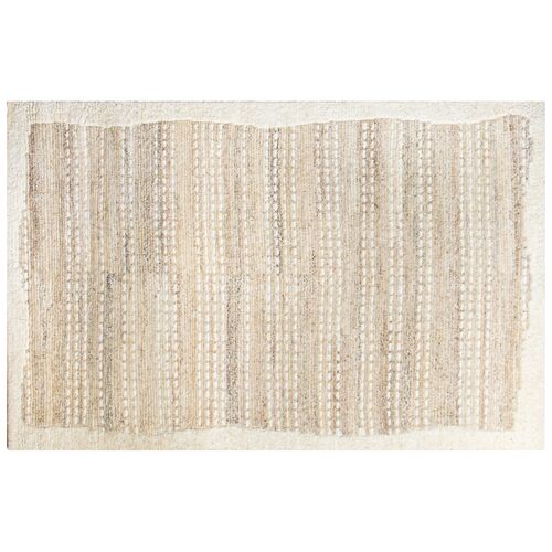Fes Hand Knotted Rug, Beige