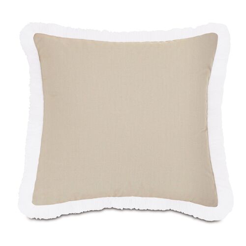 Luna 20x20 Outdoor Pillow, Oyster/White~P77617393