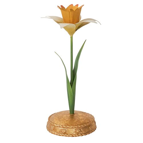 Meadow Walk Daffodil 9" Candlestick, Yellow