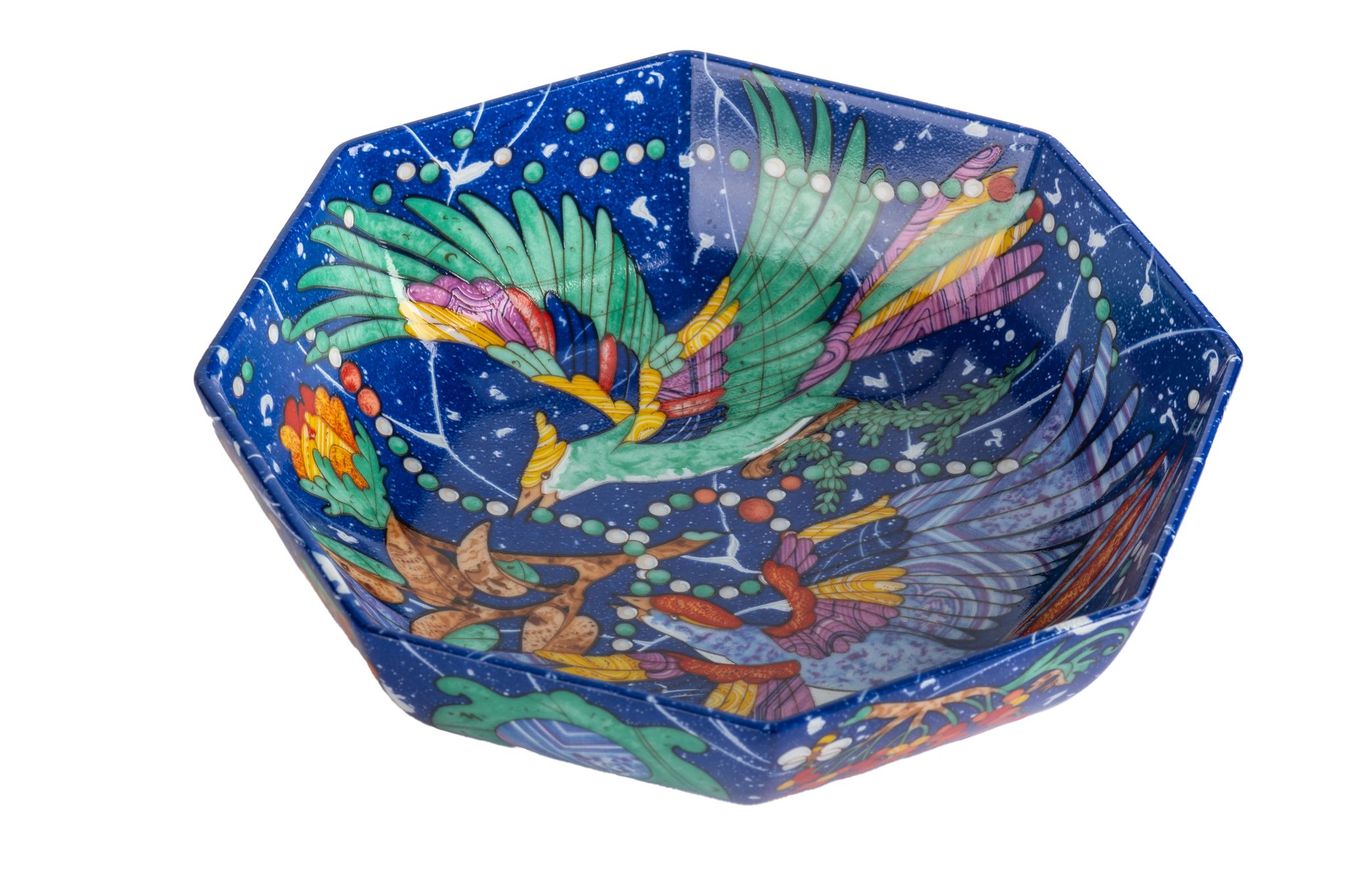 Hermes Blue Birds Porcelain Bowl~P77650668