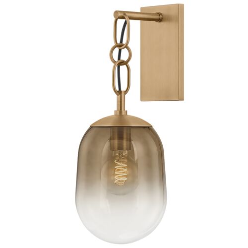 Harvey Steel Wall Sconce, Patina Brass Harvey Steel Wall Sconce, Patina Brass