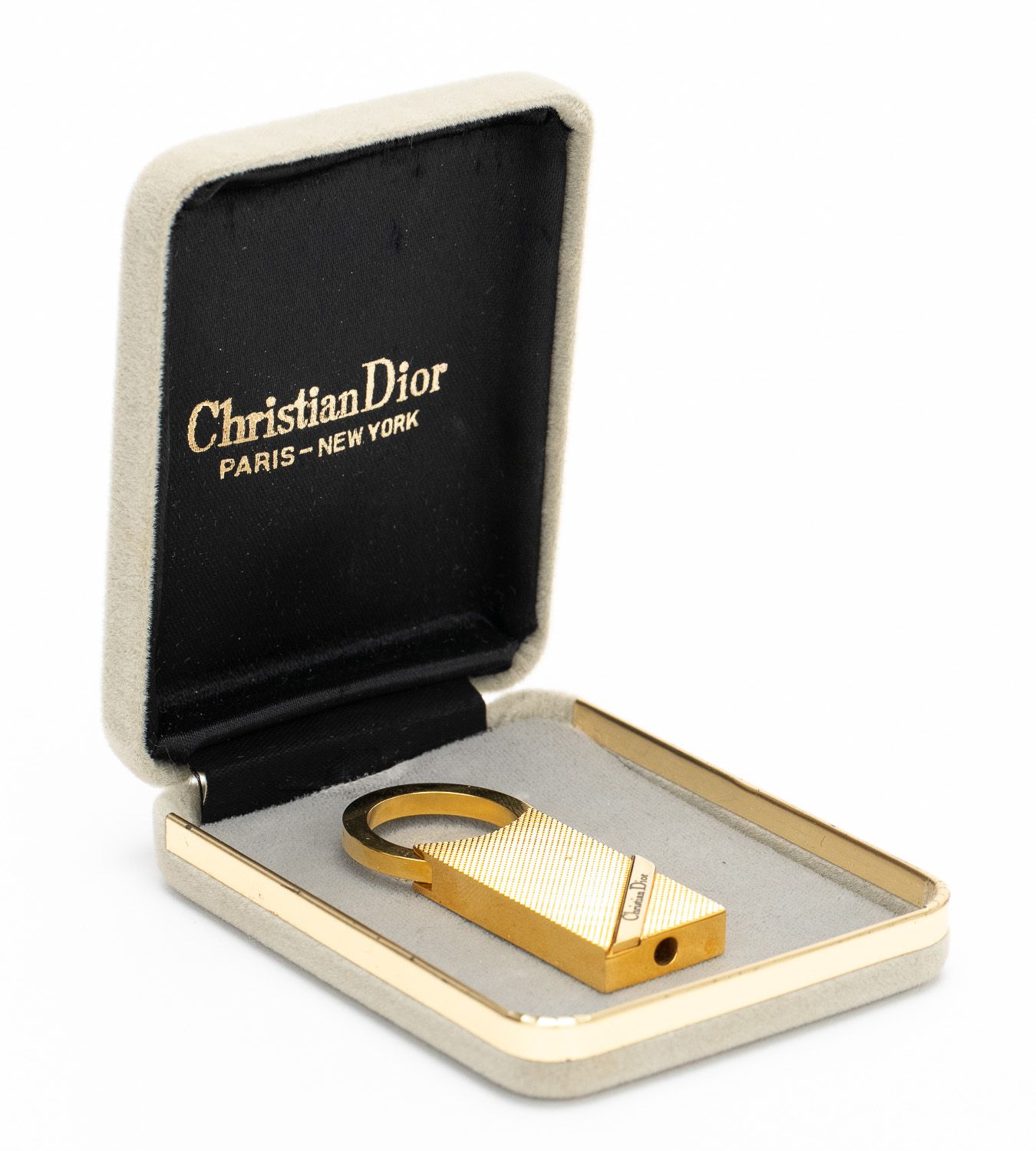 Dior Vintage Gold Plated Key Chain~P77666679
