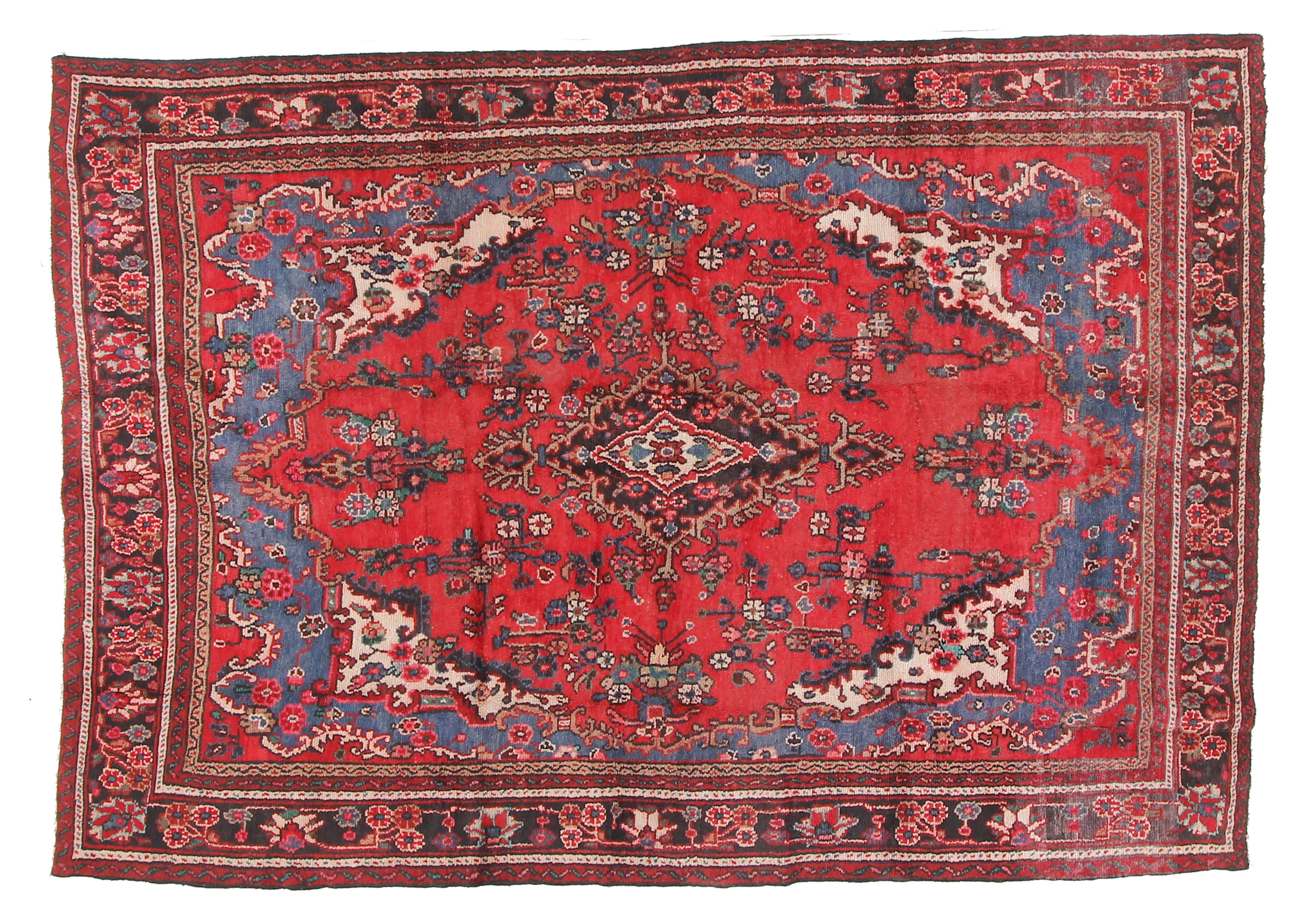 6'9" x 9'10" Vintage Persian Rug~P77613254
