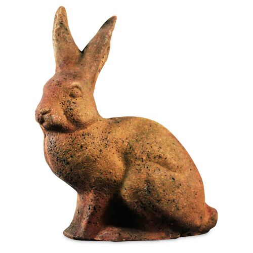 9" Rabbit Statue, Sandstone~P77042984