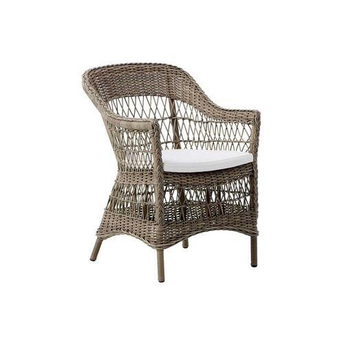 Charlot Outdoor Chair, Antique/White~P77592407