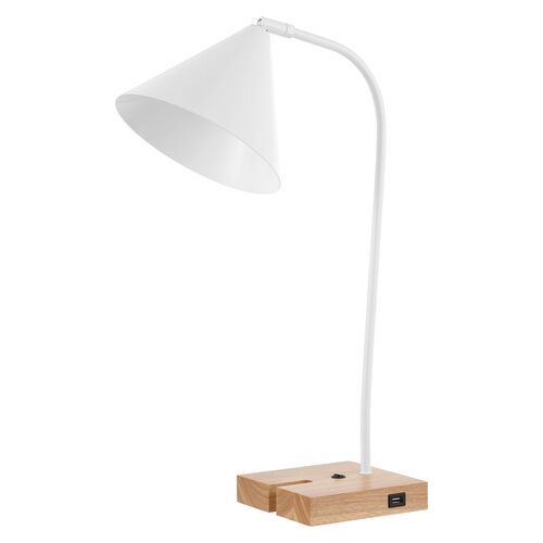 Bennie 22.5" Table Lamp w/ USB Port
