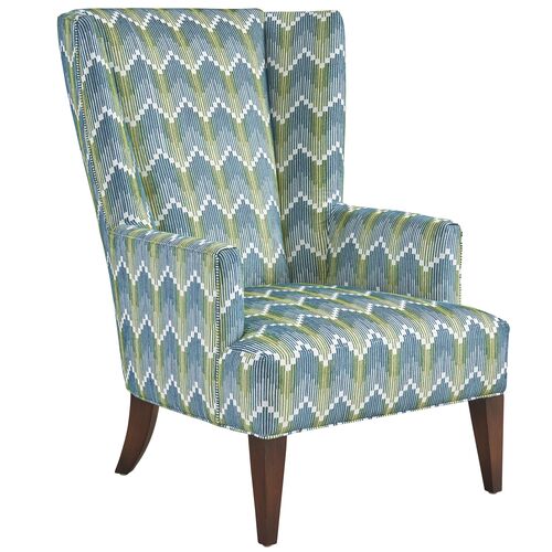 Brockton Wing Chair, Geometric Brockton Wing Chair, Geometric