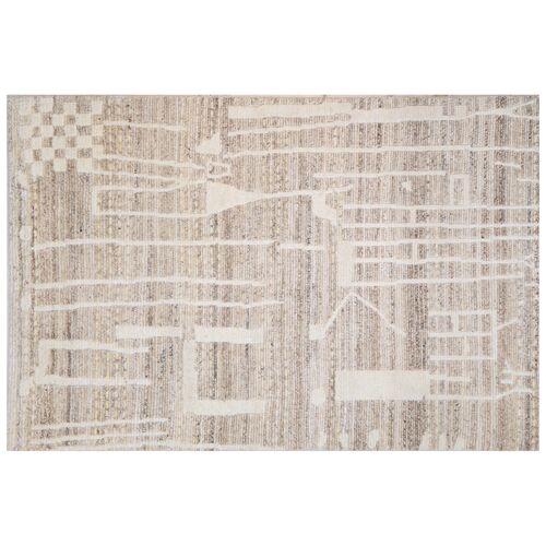 Casablanca Hand Knotted Rug, Beige