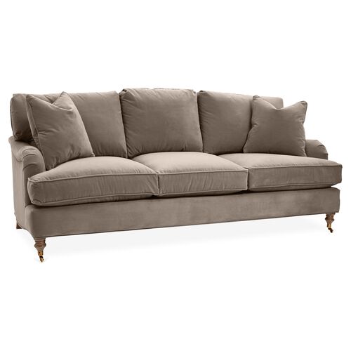 Dark Brown Sectional Couch