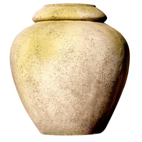 24" Jar, Weathered Stone~P76442905