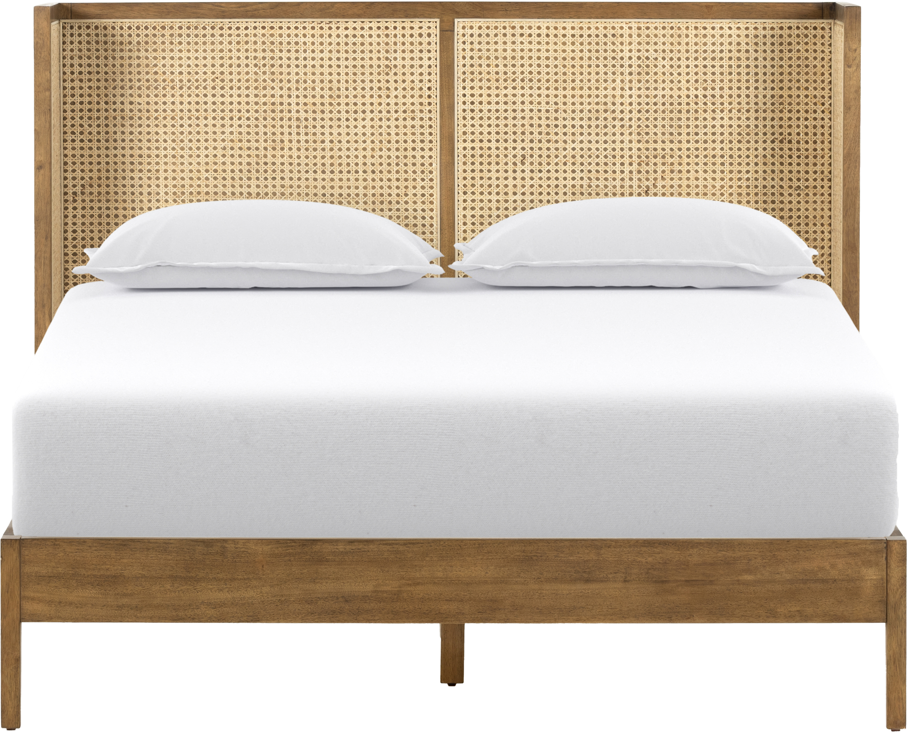 Four Hands - Antonia Cane Bed - Toasted Parawood - Queen