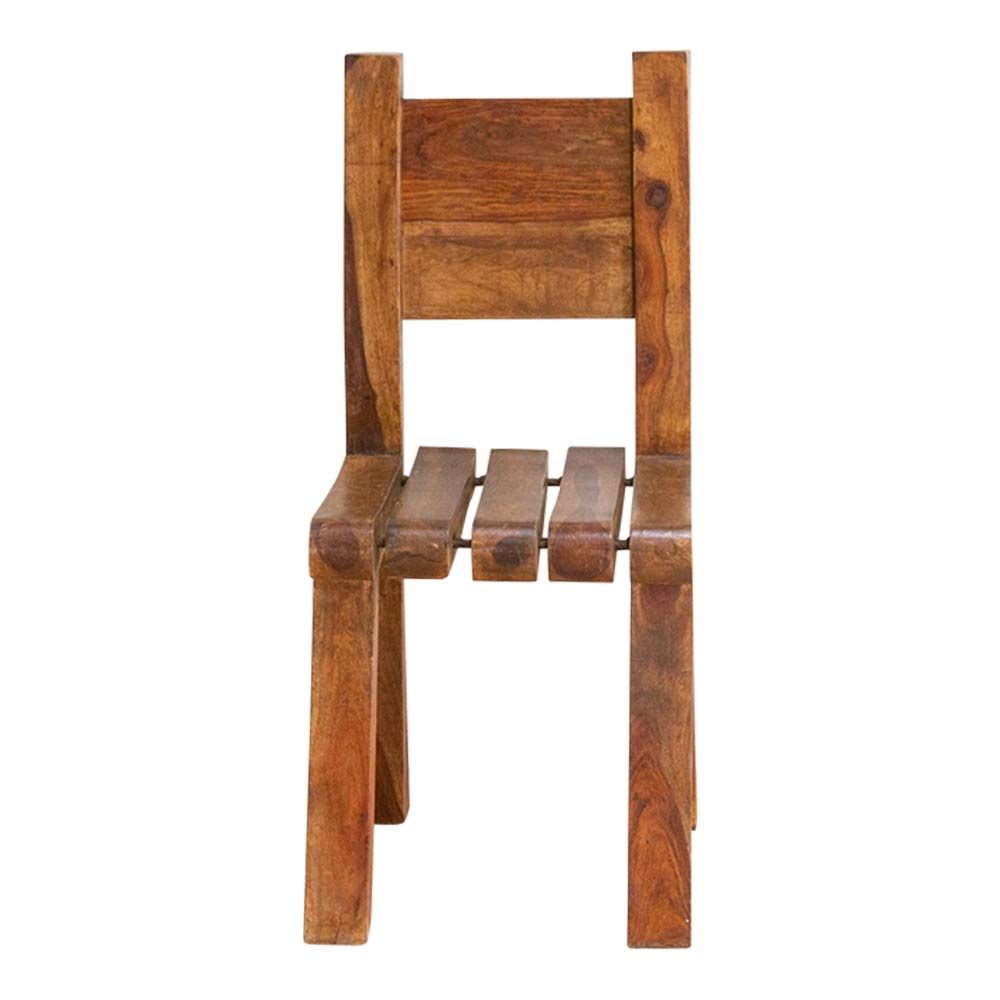 Rustic Tropical Teak Side Chair~P77687003
