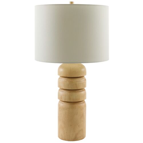 Beckley Resin Table Lamp, Natural