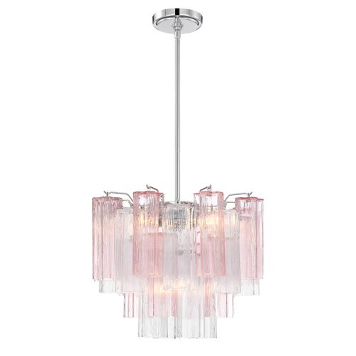 Addis Glass 4-Light Chandelier