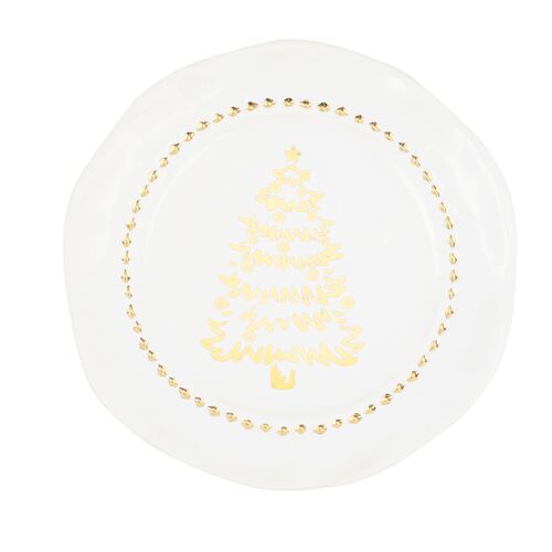 Giorno di Festa Canape Plate, White
