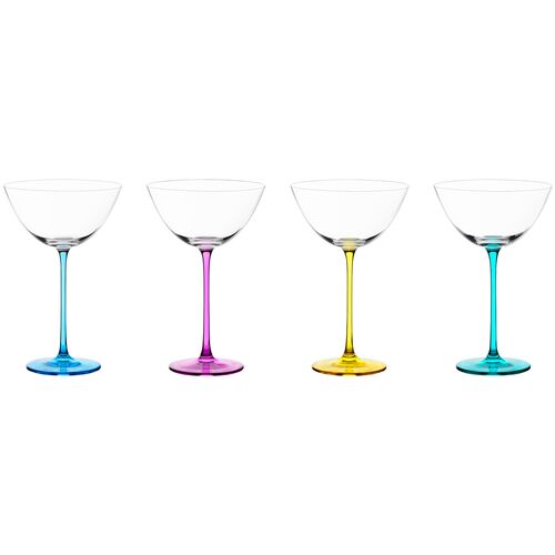 Gala Cocktail Glasses, Set of 4 Gala Cocktail Glasses, Set of 4