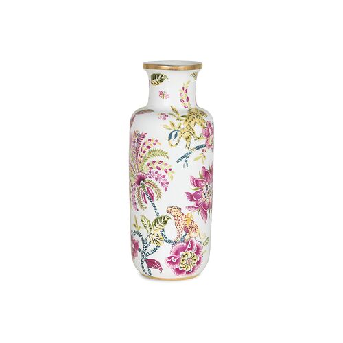 16" Braganza Jewel Vase, Pink/Multi~P77424518