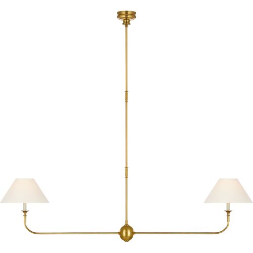 Piaf Large Two Light Linear Pendant Piaf Large Two Light Linear Pendant