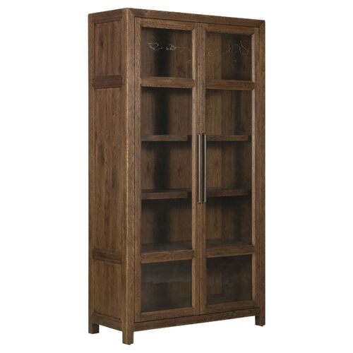 Driftwood Tall Display Cabinet Driftwood Tall Display Cabinet
