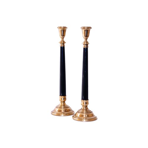 Brass Chamberstick Taper Candle Holder - Lee Lee's Valise