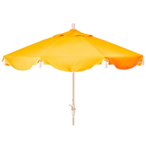 San Marco Patio Umbrella, Yellow Sunbrella~P77572142
