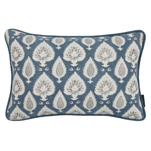 Livie 14x20 Lumbar Pillow, Blue Livie 14x20 Lumbar Pillow, Blue