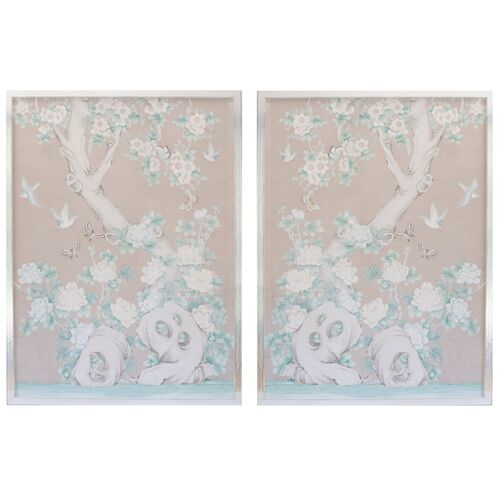 Ariel Okin x Dawn Wolfe, Blush Tree Diptych Ariel Okin x Dawn Wolfe, Blush Tree Diptych~P77614233