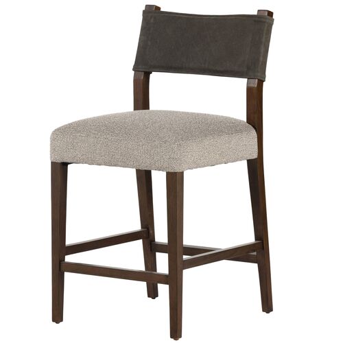 Parker Leather Backed Counter Stool