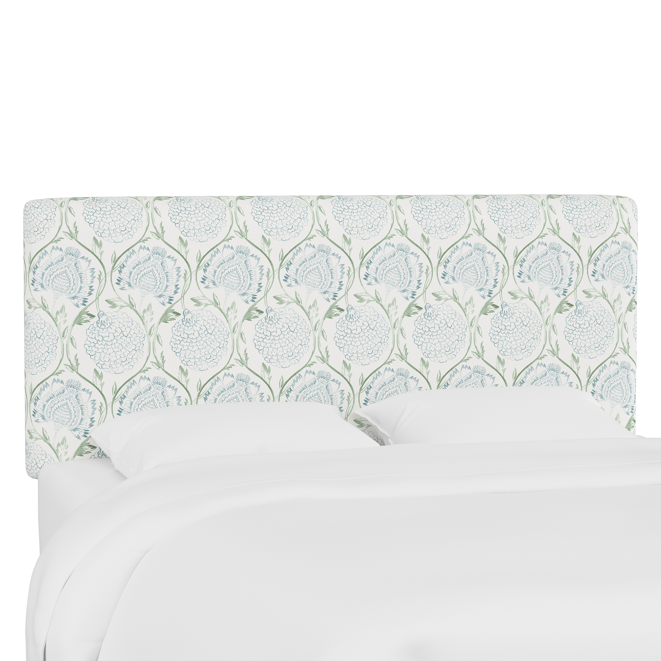 Novak Headboard, Ranjit Floral One Kings Lane