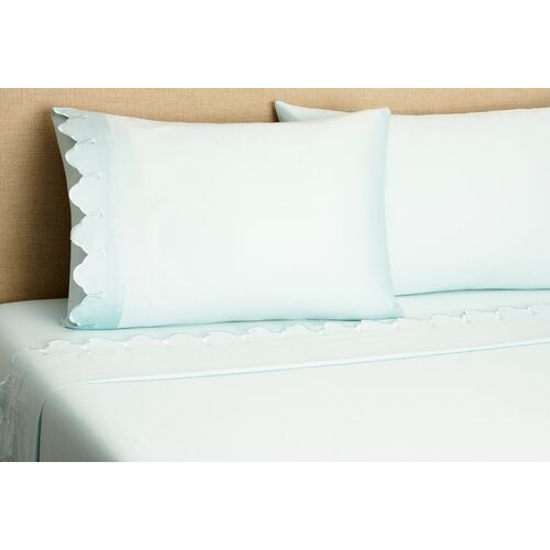 Scallop Sheet Set, Blue~P75832336
