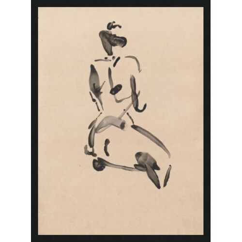 Ink Figure Drawing by David Erickson