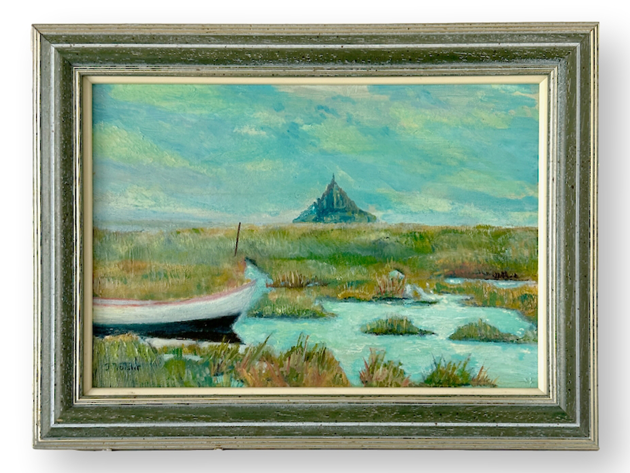 French Coastal Painting, Mont St Michael~P77696491