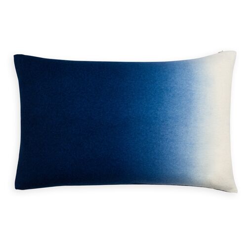 Dip-Dyed 14x22 Lumbar Pillow, Indigo~P77502680