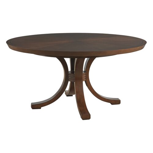 Warwick Round Dining Table, Brown Warwick Round Dining Table, Brown