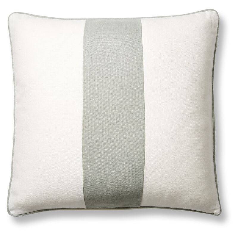 Blakely 20x20 Pillow, Sage/White