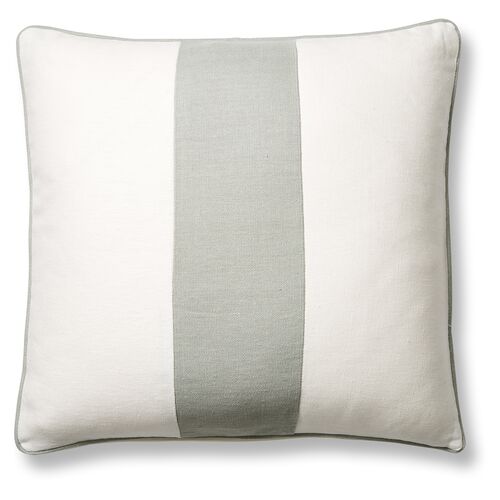 Blakely 20x20 Pillow, Sage/White~P77359995