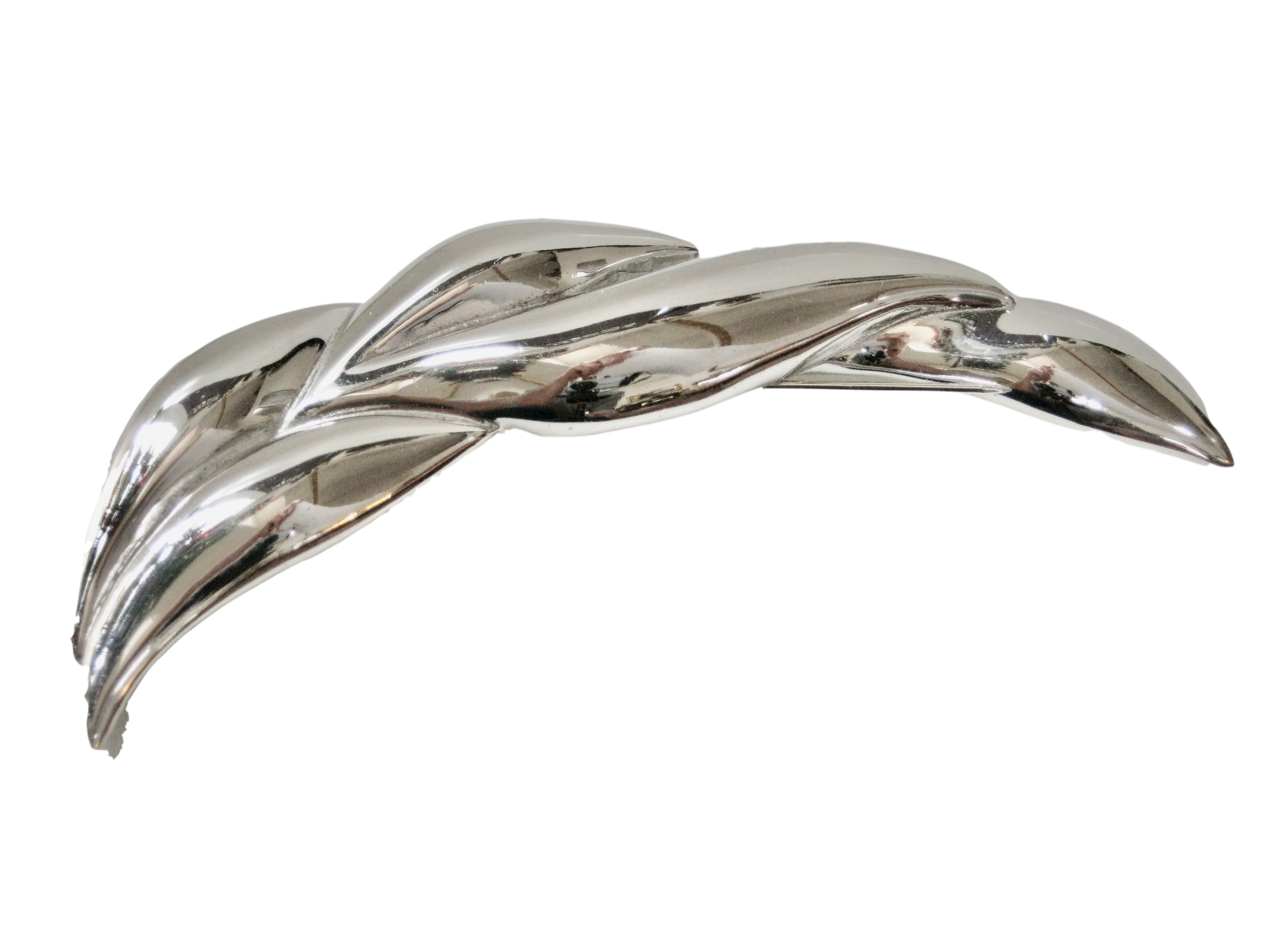 Givenchy Modernist  Large Silver Brooch~P77647329