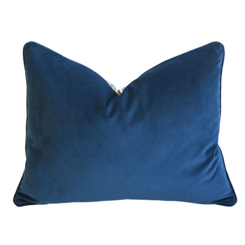 Brunschwig & Fils Blue Velvet Pillow~P77672374