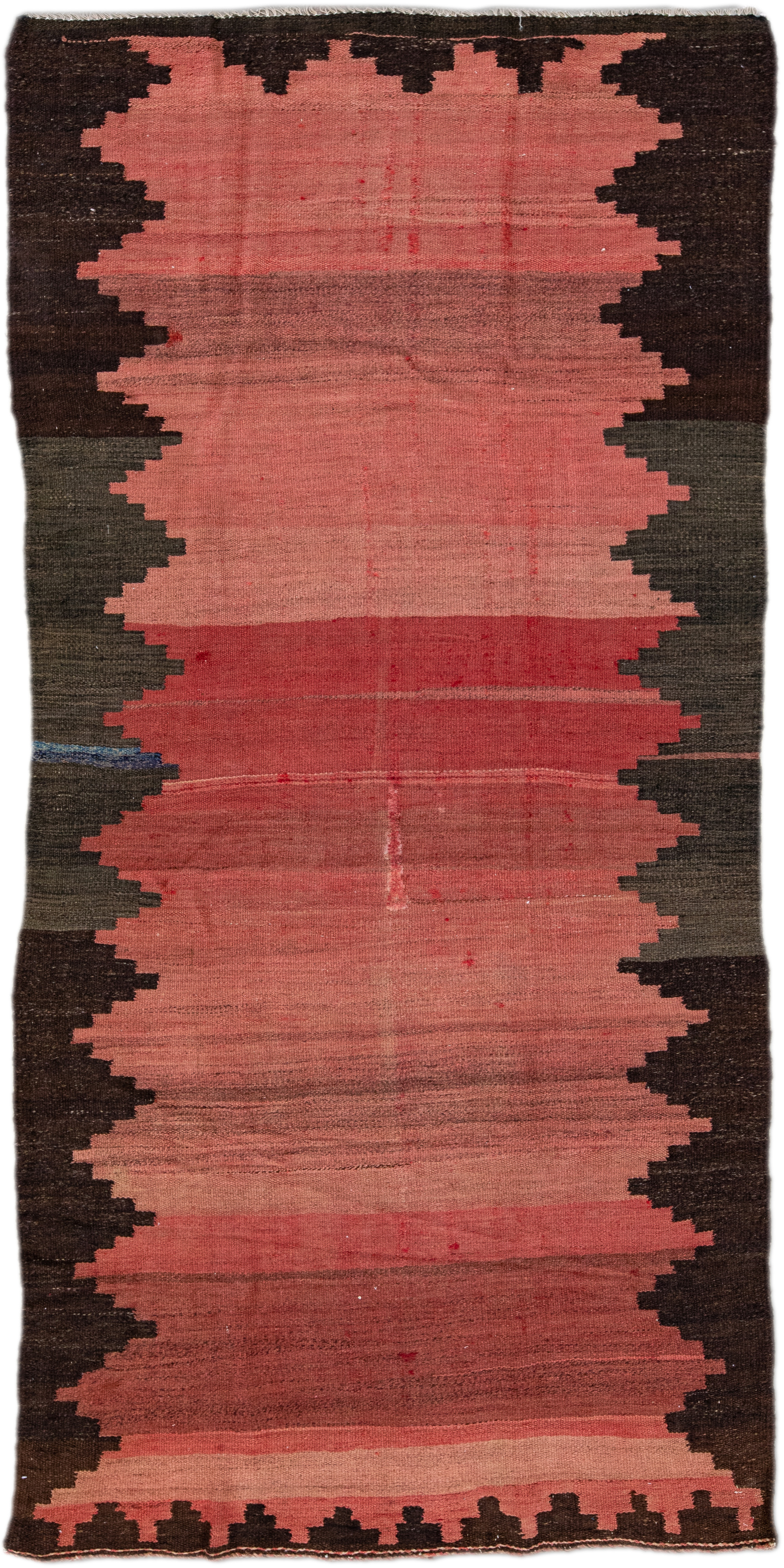 Red Kilim Handmade Wool Runner~P77644202